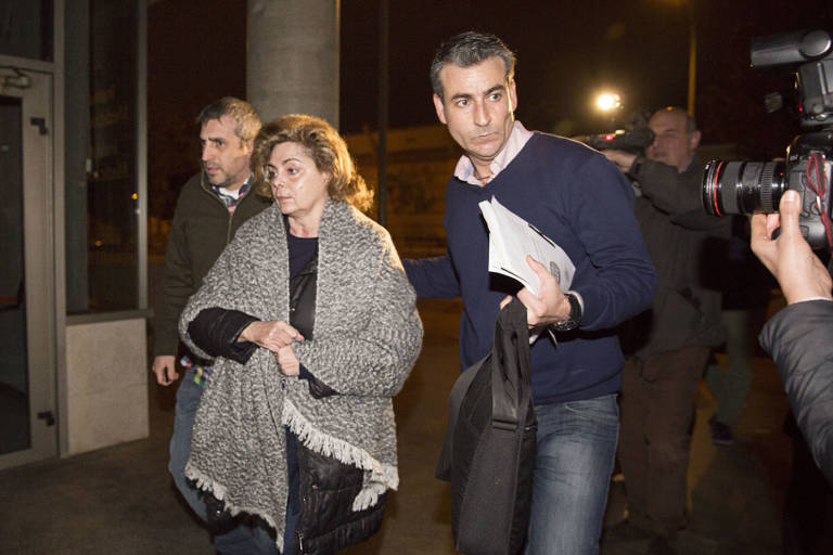 María José Alcón, a la llegada al juzgado. Foto: Marga Ferrer