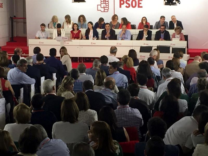Inicio del Comité Federal del PSOE del pasado sábado. EFE