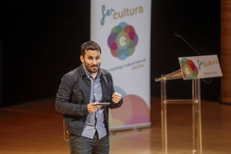 El conseller Marzà en la presentación de #FesCultura