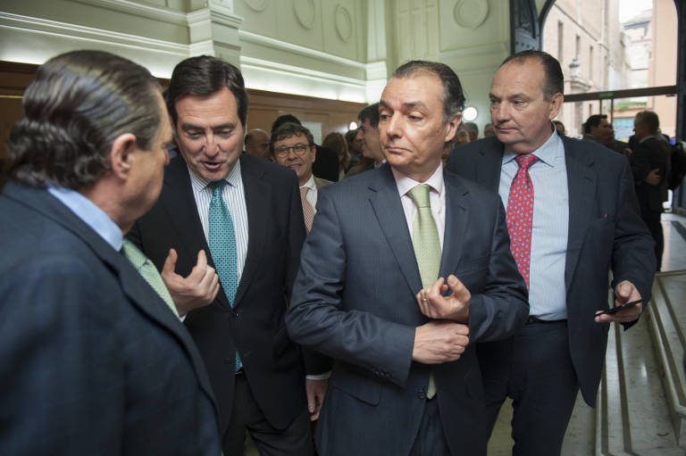 Vicente Boluda, Antonio Garamendi, Salvador Navarro y José Vicente Morata. Foto: KIKE TABERNER