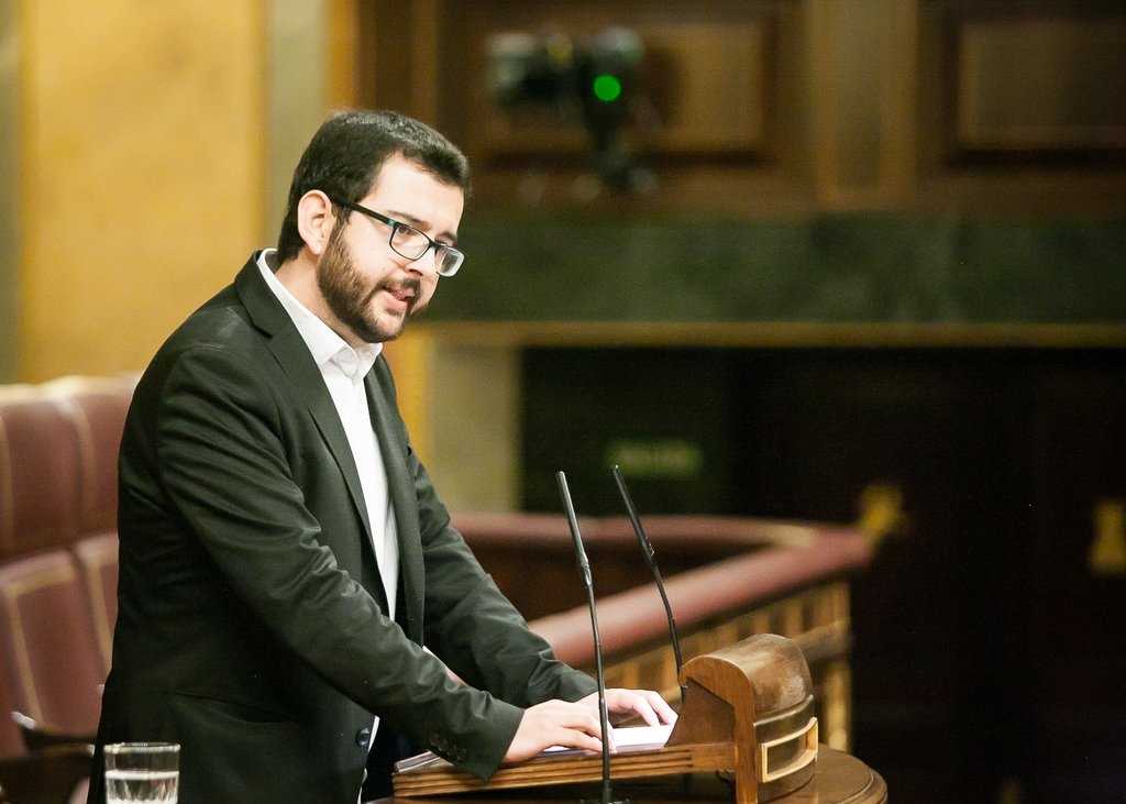 Ignasi Candela, diputado de Compromís en el Congreso