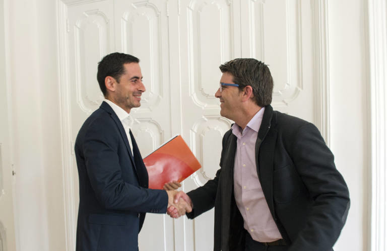 Carlos Fernández Bielsa y Jorge Rodríguez, dos de los protagonistas en los procesos comarcales