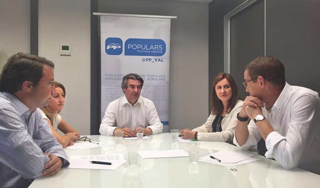Reunión de la Gestora del PP de Valencia presidida por Rubén Moreno