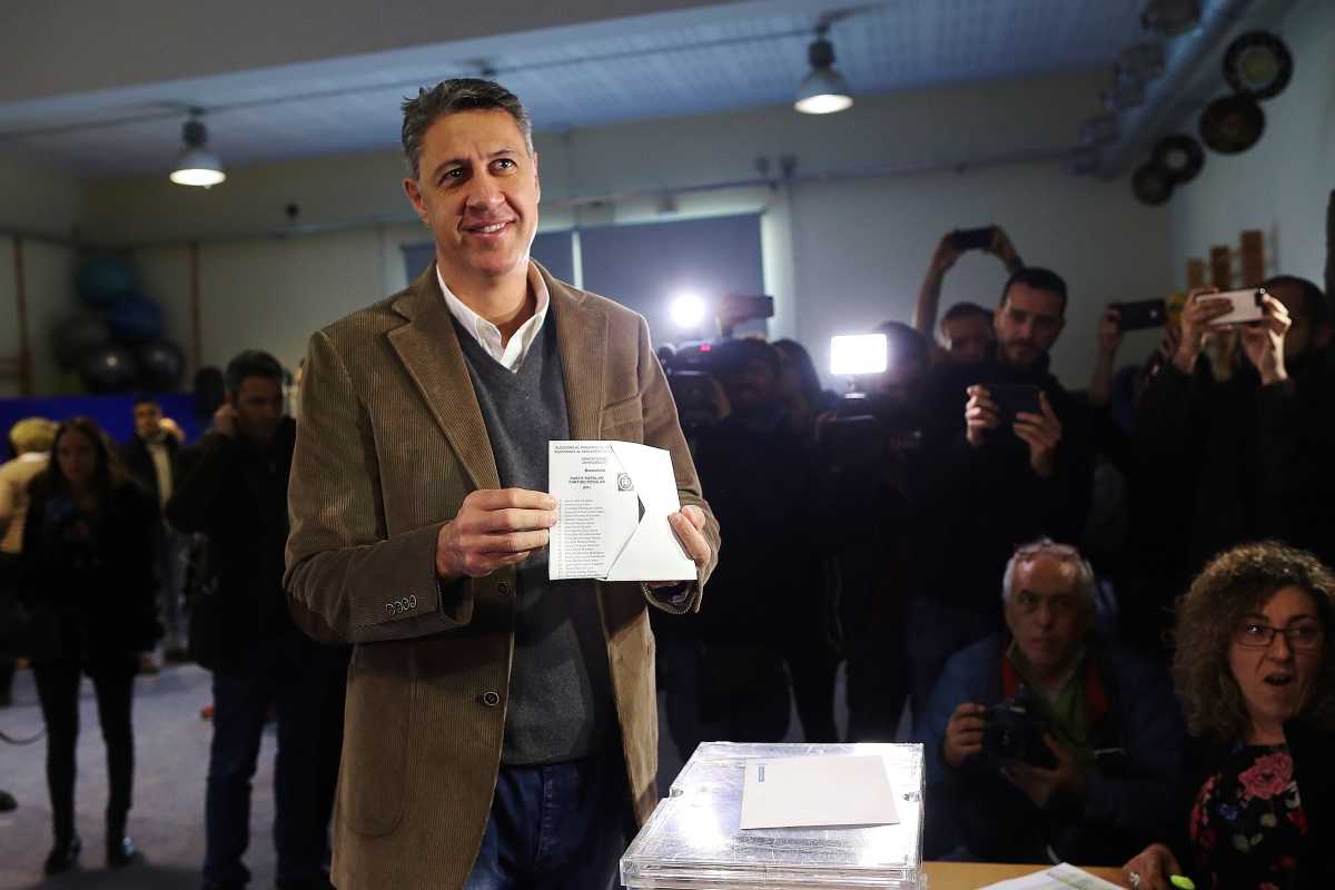 El candidato del PP, Xavier García Albiol, el gran derrotado de la jornada. Foto: EFE