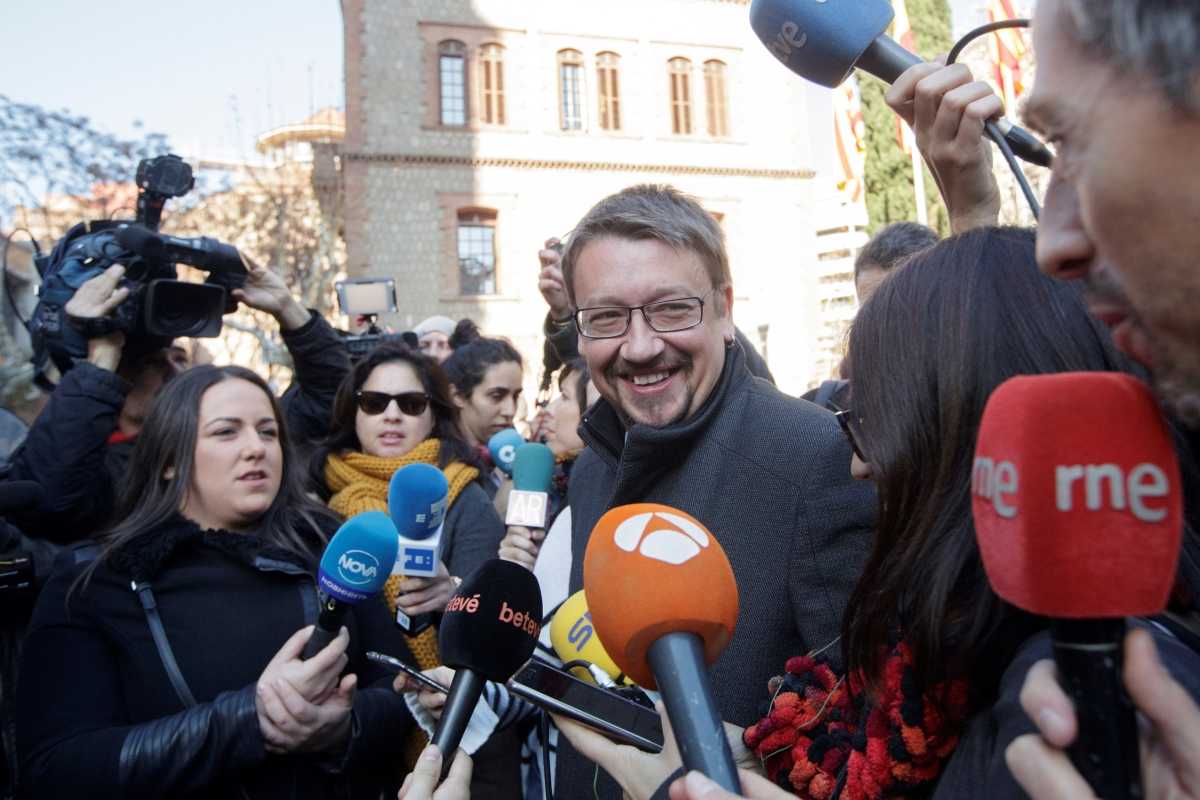 Xavier Domènech, candidato de Catalunya en Comú. Foto: EFE