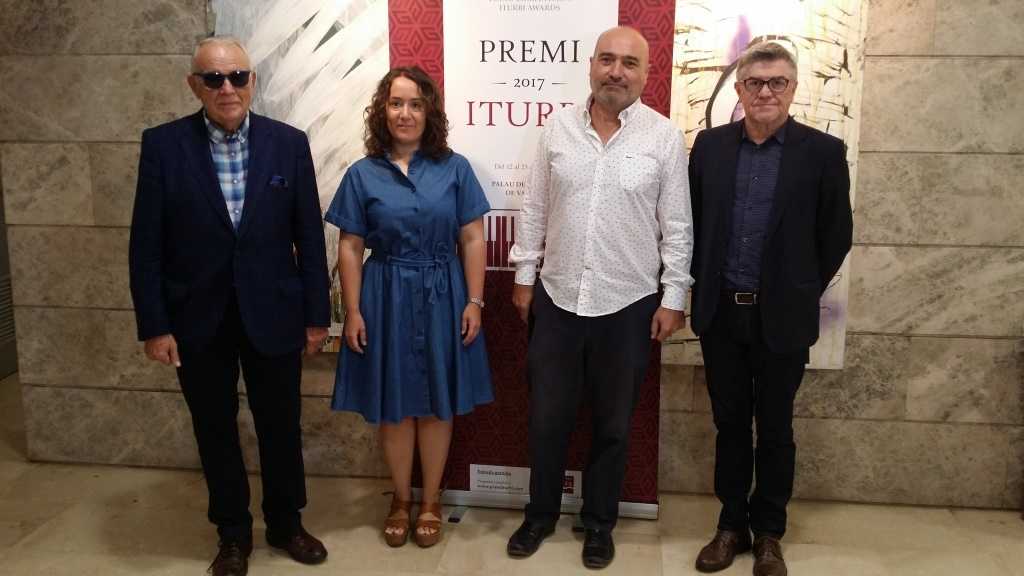 Joaquín Soriano, Glòria Tello, Xavier Rius y Vicent Ros en la presentación del Premio Iturbi
