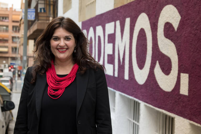Fabiola Meco (Podemos). Foto: PEPE OLIVARES