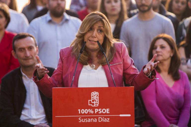 La líder del PSOE andaluz, Susana Díaz. Foto: EVA MÁÑEZ