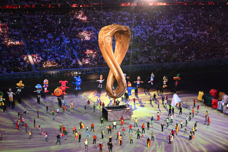 Ceremonia de inauguración del Mundial. Foto: ROBERT MICHAEL/DPA
