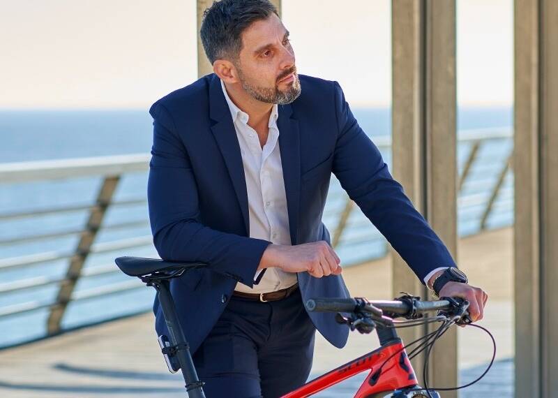 José Julio Becerril, cofundador y CEO de All in Biking. Foto: JJB