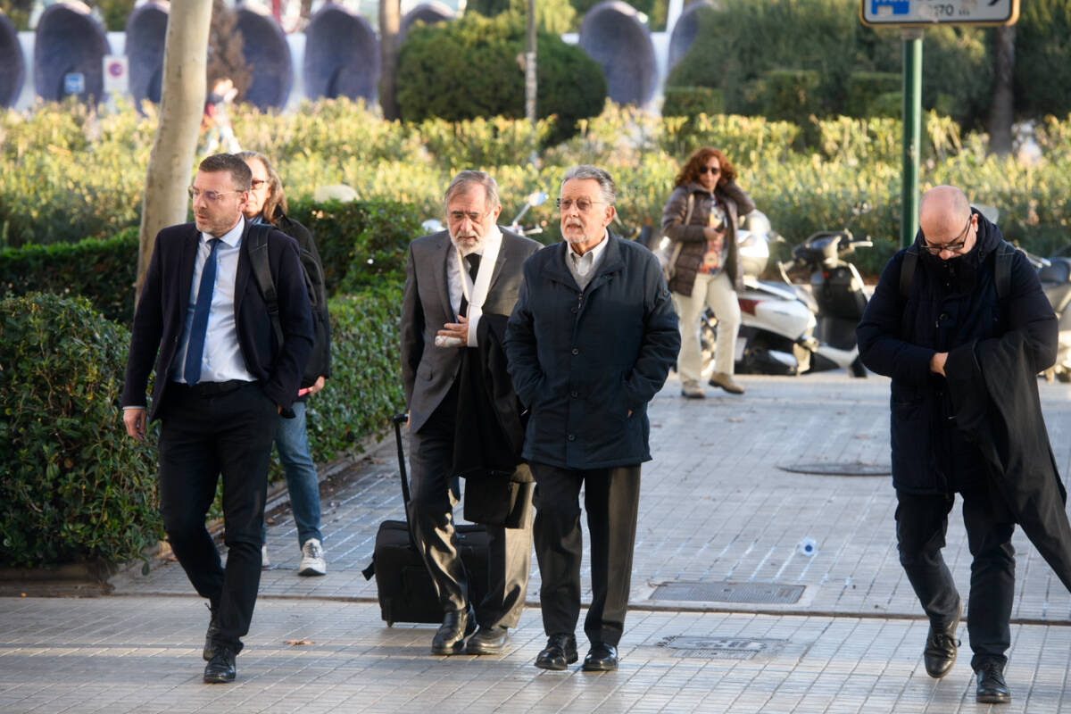 Alfonso Grau, a su llegada a los juzgados. Foto: KIKE TABERNER