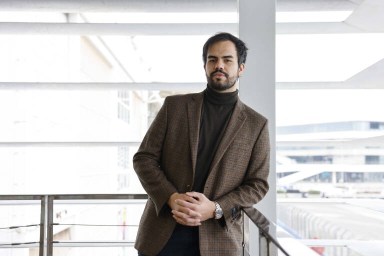 Uno de los cofundadores de la plataforma Larnii, Joaquín Alonso. Foto: EFE/ANA ESCOBAR