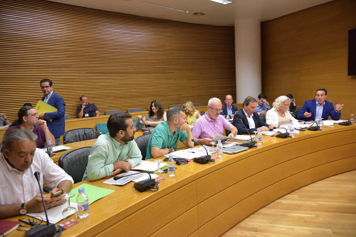 Comisión de Coordinación, Organización y Régimen de las Instituciones de la Generalitat. Foto: CORTS