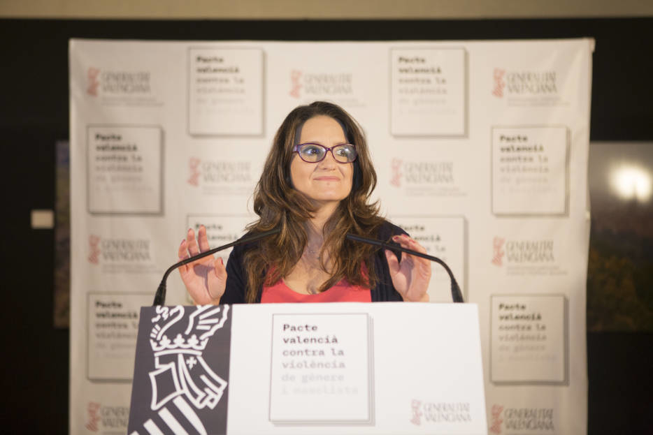 La consellera de Igualdad y Políticas Inclusivas, Mónica Oltra. Foto: ESTRELLA JOVER