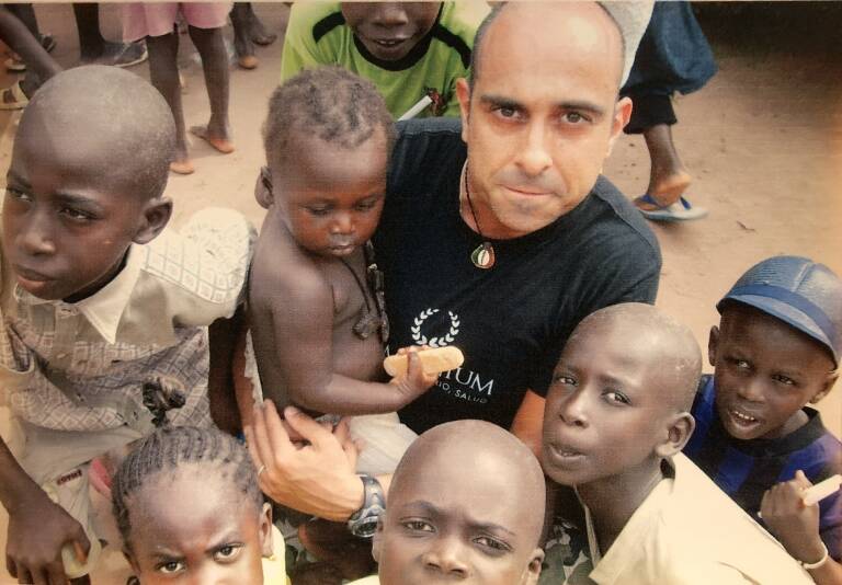 José Soriano también ha realizado voluntariado durante algunos veranos en Gambia.